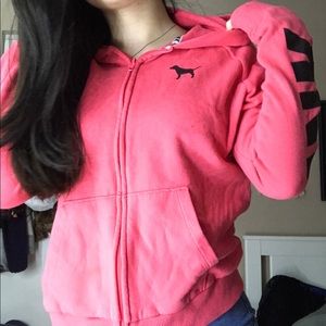 PINK Zip Up Hoodie